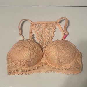 VS PINK date racerback lace push-up bra NWT